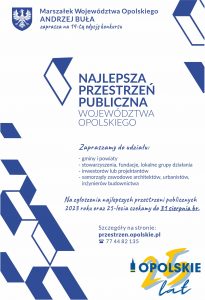 Ogłoszenie konkursu Najlepsza Przestrzeń Publiczna Województwa Opolskiego 2023