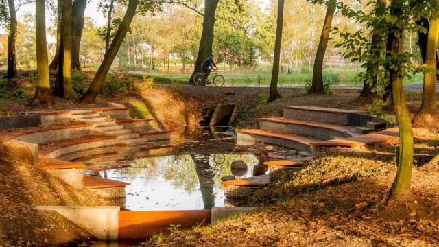 Zagospodarowanie parku i stawów w Chróścinie
