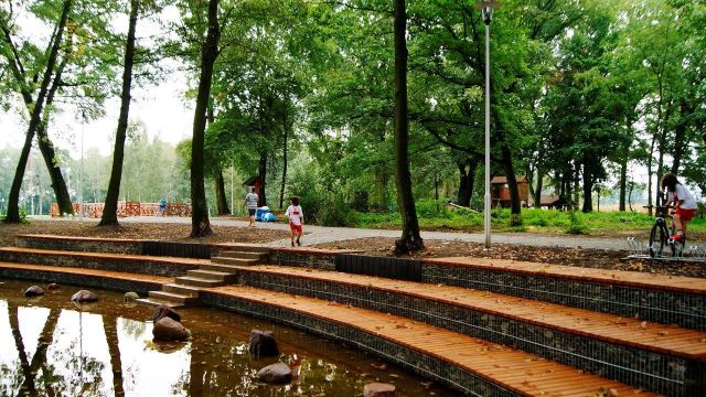 Zagospodarowanie parku i stawów w Chróścinie