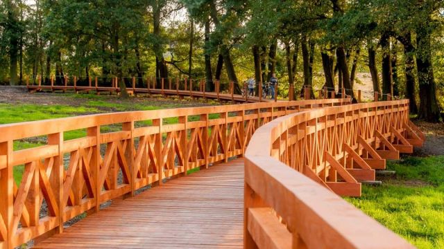Zagospodarowanie parku i stawów w Chróścinie