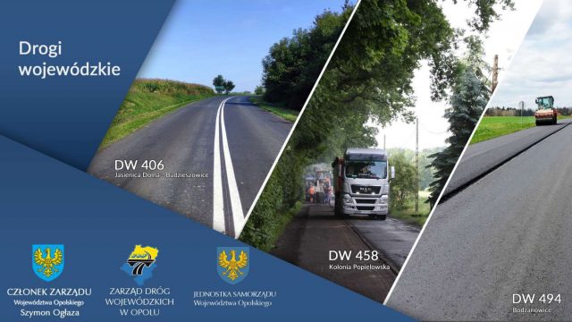 Nowe nawierzchnie na drogach wojewódzkich 2021
