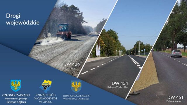 Nowe nawierzchnie na drogach wojewódzkich 2021