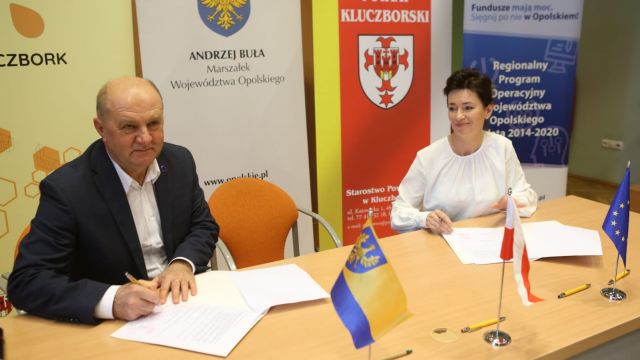 Podpisanie umów w Kluczborku