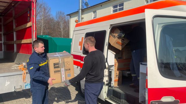 Transport z pomocą dla Ukrainy