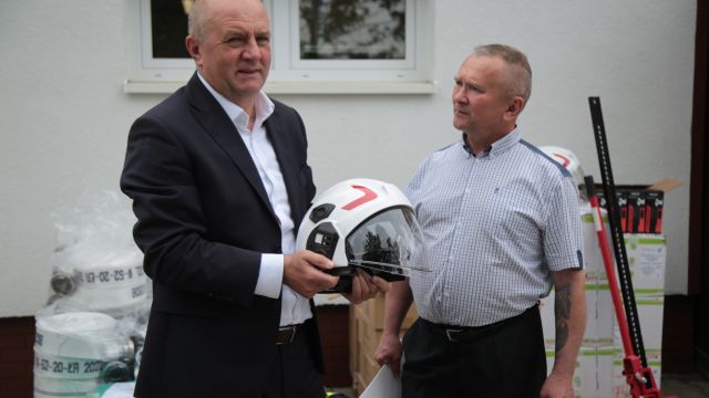 Sprzęt da strażaków na Ukrainie