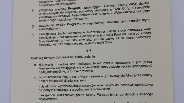 Fot. Urząd Marszałkowski Województwa Lubuskiego Podpisanie porozumienia