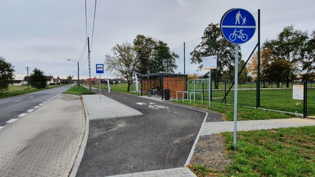 Nowa ścieżka rowerowa w Stobrawie