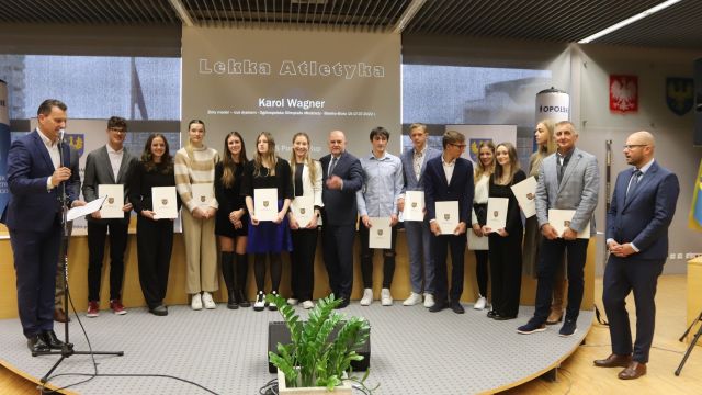 Nagrody i podziękowania dla sportowców