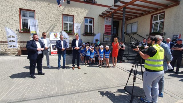 Odbiór drogi w Prószkowie