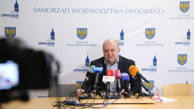 Konferencja prasowa marszałka