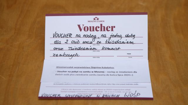 Przekazanie gadżetów na WOŚP