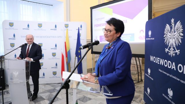 Spotkanie marszałka i wojewody w Nysie