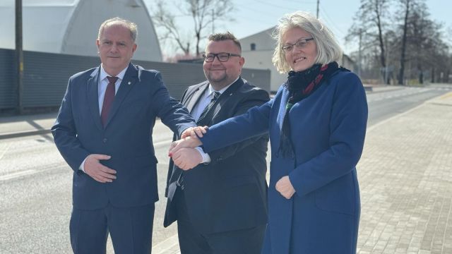 Otwarcie drogi w Tułowicach Małych