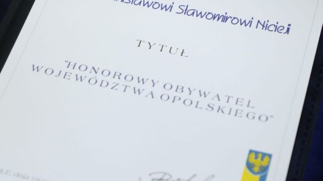 Stanisław Nicieja Honorowy Obywatel