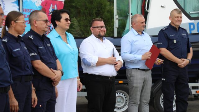 Łódź dla policji - Nysa