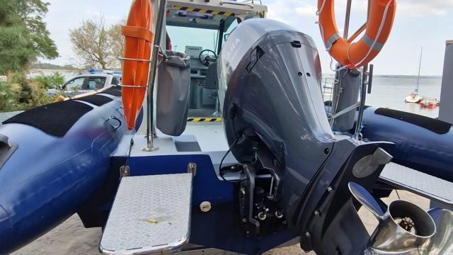 Łódź dla policji - Nysa