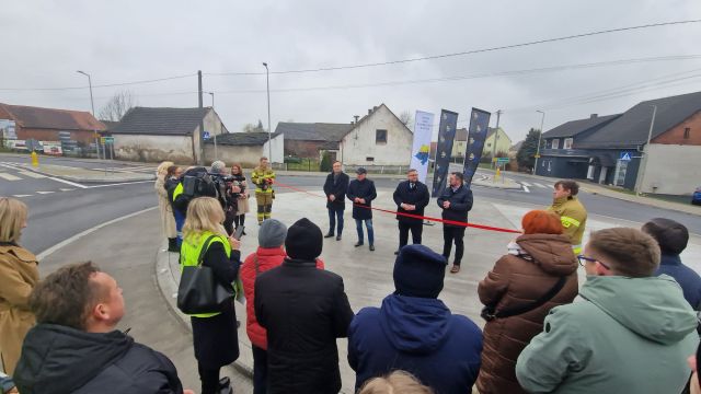 Nowe rondo w Kadłubie Turawskim