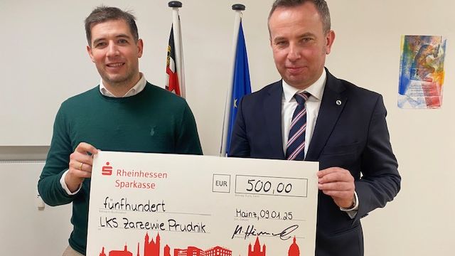 Dar z Nadrenii-Palatynatu dla opolskich klubów sportowych