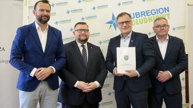 Podpisanie umów w Subregionie Południowym