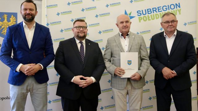 Podpisanie umów w Subregionie Południowym