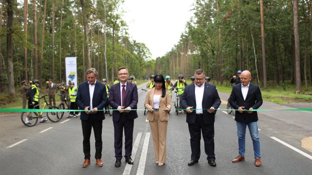 Otwarcie drogi koło Wawelna