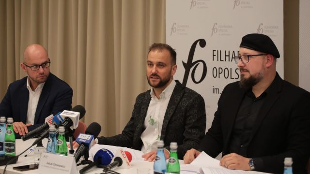 Konferencja prasowa w filharmonii