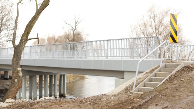 Otwarcie mostu w Boboluszkach