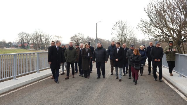 Otwarcie mostu w Boboluszkach