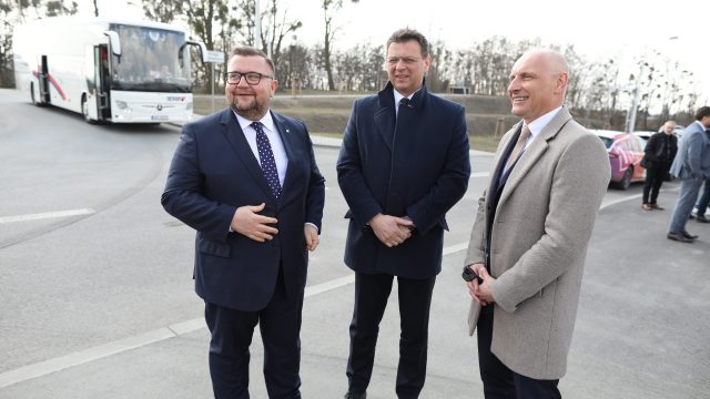 Oddanie drogi w Oleśnie