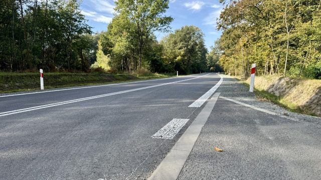 Otwarcie drogi w Przylesiu